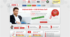 Desktop Screenshot of internetstick.de